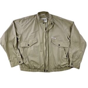 Vintage men's McGregor Bomber Lightweight Jacket Full‎ Zip Windbreaker Lg 80